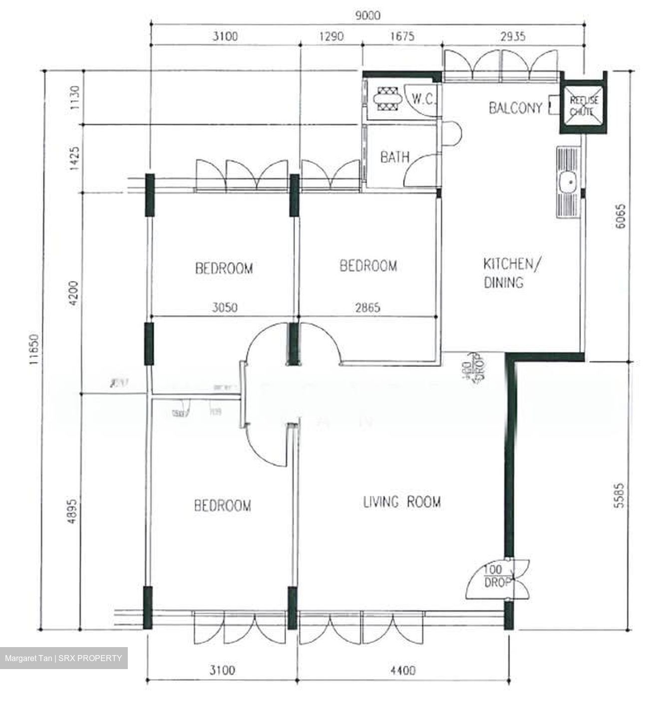 Blk 83 Whampoa View (Toa Payoh), HDB 4 Rooms #566697391